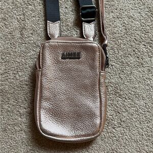 Aimee Kestenberg Shimmering Brown Leather Bag